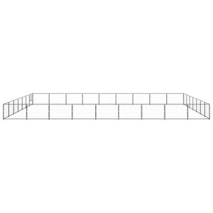 Hundgård svart 63 m² stål