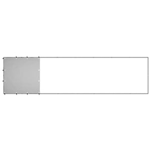 Hundgård svart 4,84 m² stål