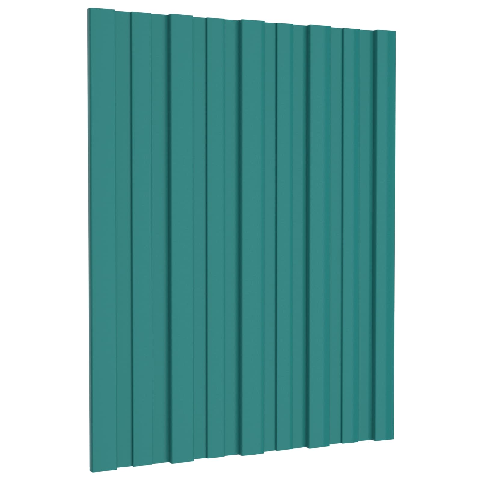 Takpanel 36 st Grön 60 x 45 cm Galvaniserat stål