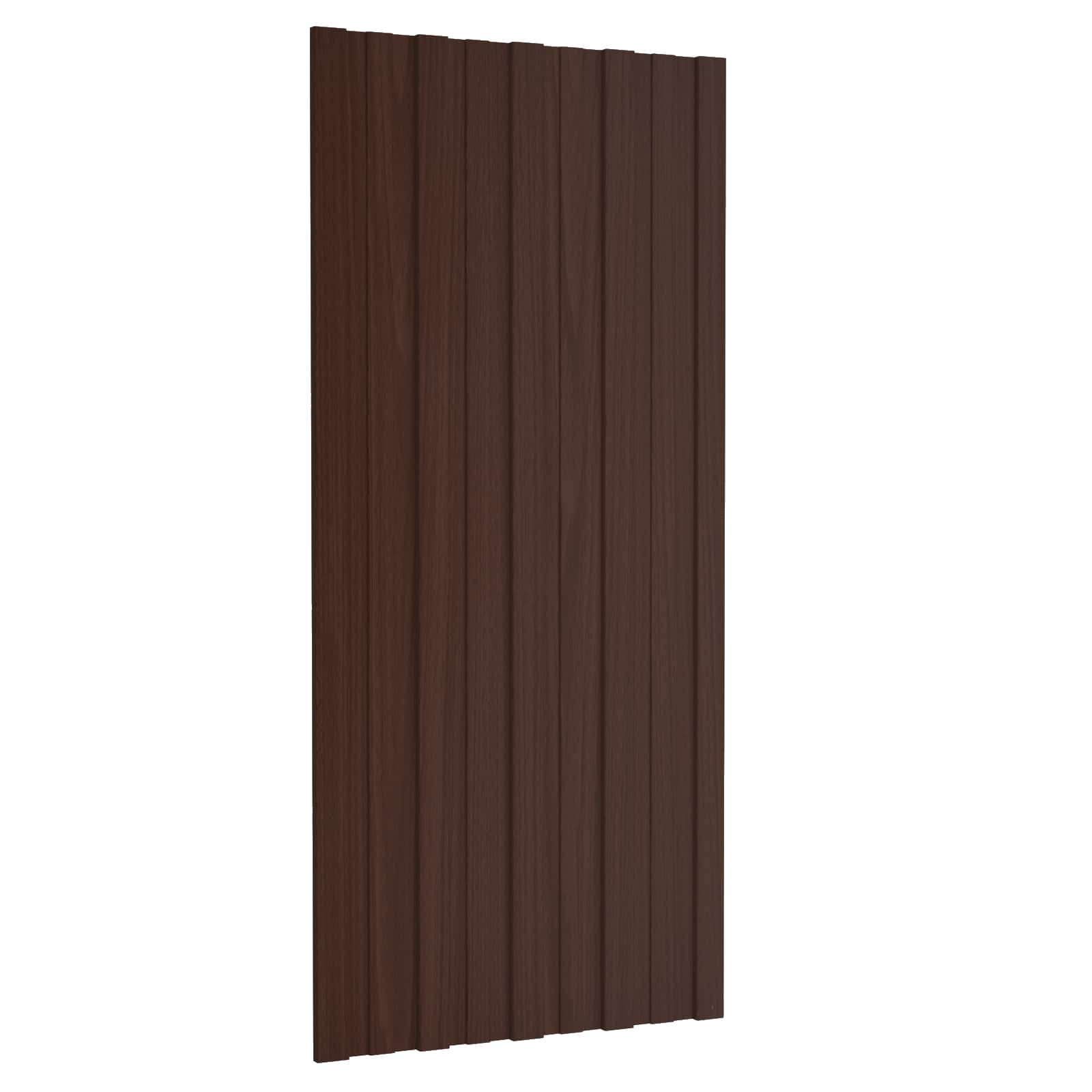 Takpanel 12 st Brun 100 x 45 cm Galvaniserat stål