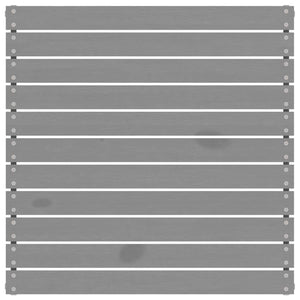 Loungegrupp med grå dynor 3 delar massiv furu