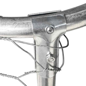 Hundgård med tak för utomhusbruk 400x100x150 cm