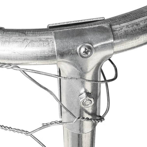 Hundgård med tak för utomhusbruk 600x200x150 cm