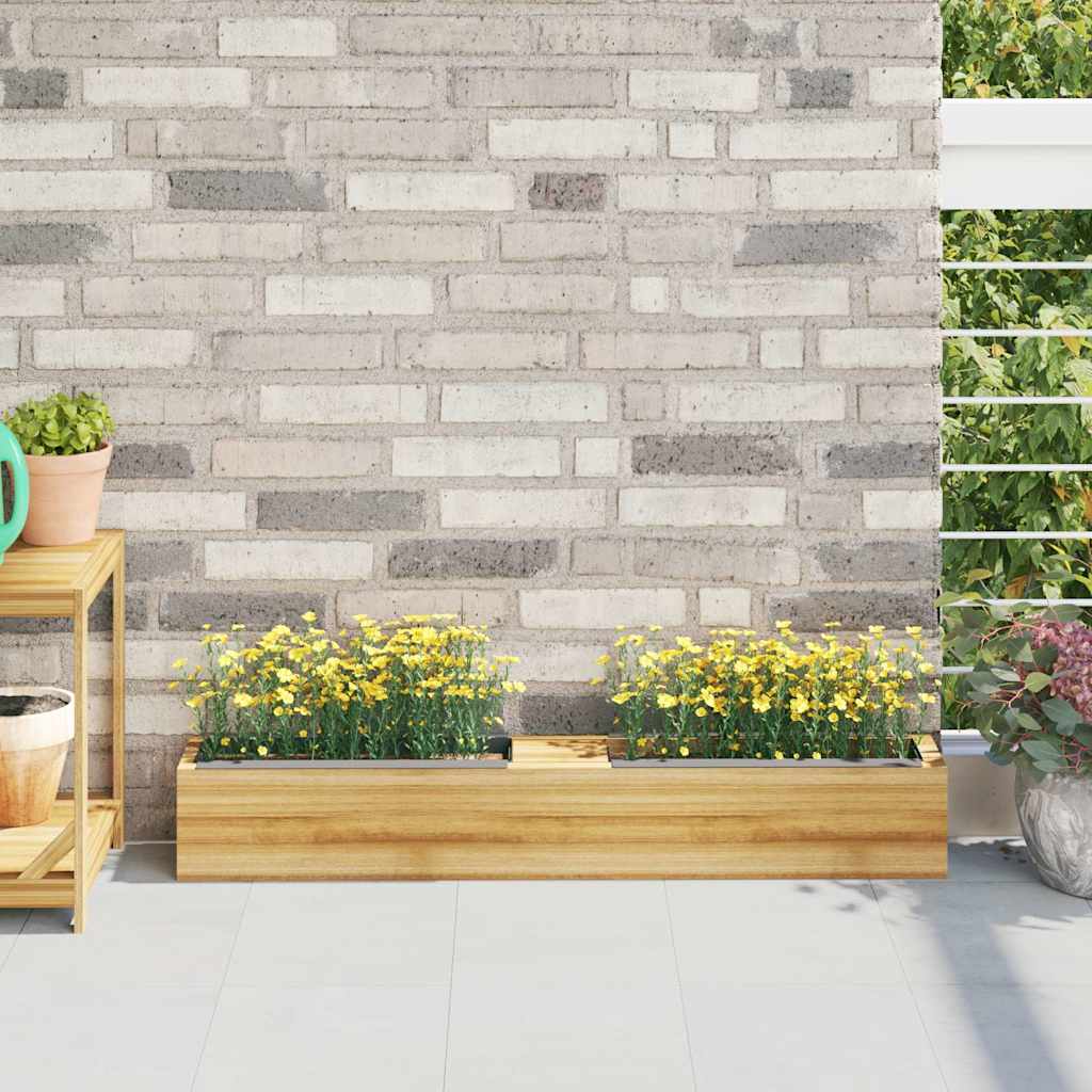 Blomlådor för Europallar 12 st grå 36x13,5x9,5 cm PP