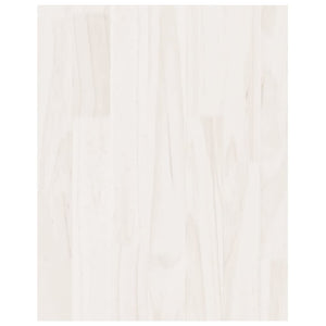 Tv-bänk vit 70x33x42 cm massiv furu