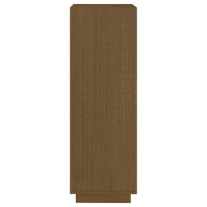 Bokhylla/Rumsavdelare honungsbrun massiv furu