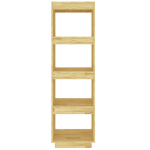 Bokhylla/rumsavdelare 40x35x135 cm massiv furu