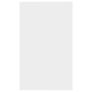 Skänk med 3 lådor vit 120x41x75 cm konstruerat trä