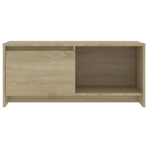 Tv-bänk sonoma-ek 90x35x40 cm konstruerat trä