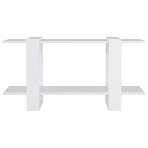 Bokhylla vit 100x30x51 cm konstruerat trä