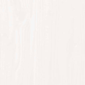 Bordsskiva vit Ø70x2,5 cm massiv furu