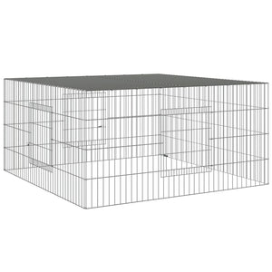 Kaninhage 110x110x55 cm galvaniserat järn