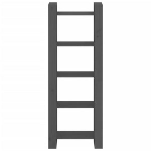 Bokhylla/rumsavdelare grå 60x35x160 cm massiv furu