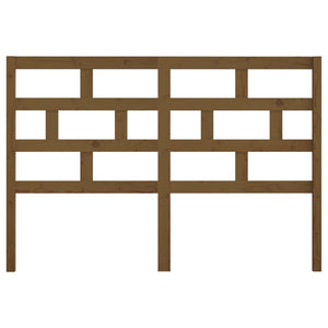 Sänggavel honungsbrun 156x4x100 cm massiv furu