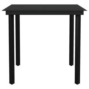 Matgrupp för trädgården 5 delar vit