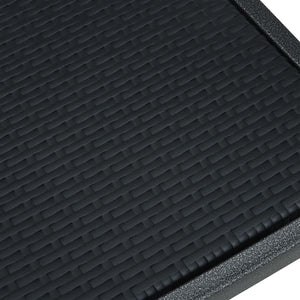 Matgrupp för trädgården 3 delar svart