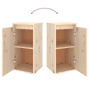 Tv-bänk 6 st massiv furu