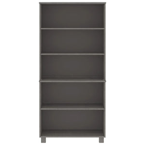 Högskåp HAMAR massiv furu ljusgrå