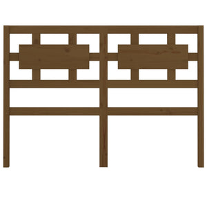 Sänggavel honungsbrun 185,5x4x100 cm massiv furu