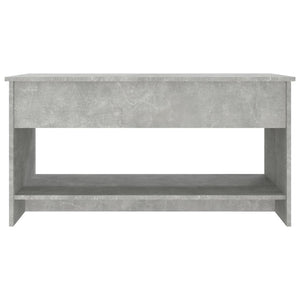 Soffbord betonggrå 102x50x52,5 cm konstruerat trä