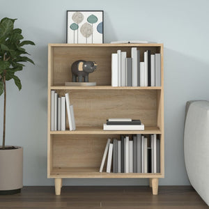 Skänk sonoma-ek 69,5x32,5x90 cm konstruerat trä