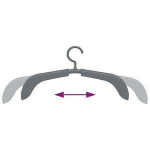 Utdragbara galgar 10 st grå