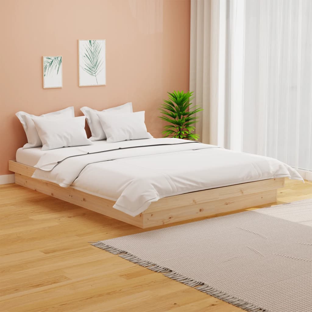 Sängram massivt trä 120x200 cmmassiv