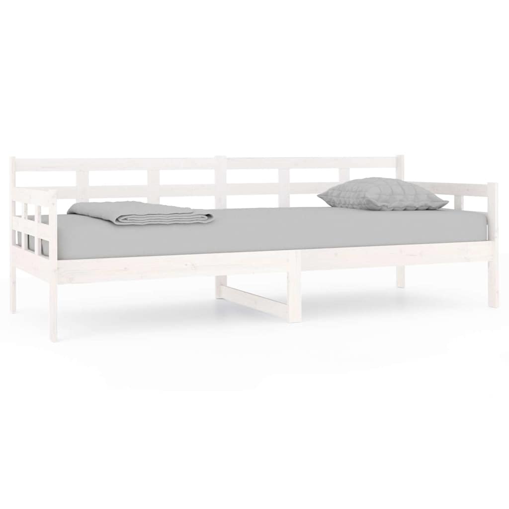 Dagbädd vit 80x200 cm massiv furu