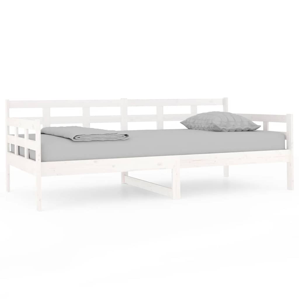 Dagbädd vit massiv furu 90x190 cm