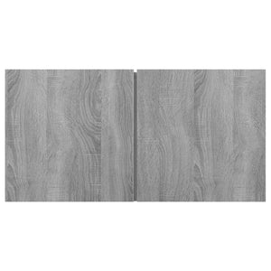 Tv-skåp 4 delar grå sonoma konstruerat trä