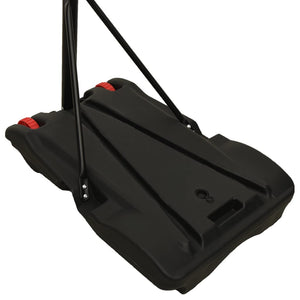 Basketkorg med stativ vit 216-250 cm polyeten