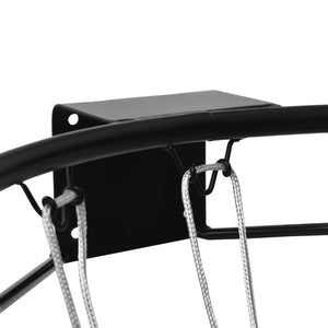 Basketring svart 45 cm stål