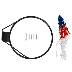 Basketring svart 45 cm stål