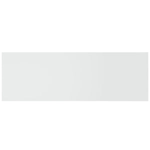 Sänggavel med lådor vit konstruerat trä