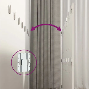 Sänggavel med lådor vit konstruerat trä