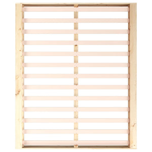 Sängram 200x200 cm massivt trä