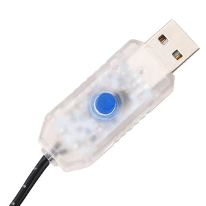 Palmträd med LED varmvit 72 LEDs 120 cm