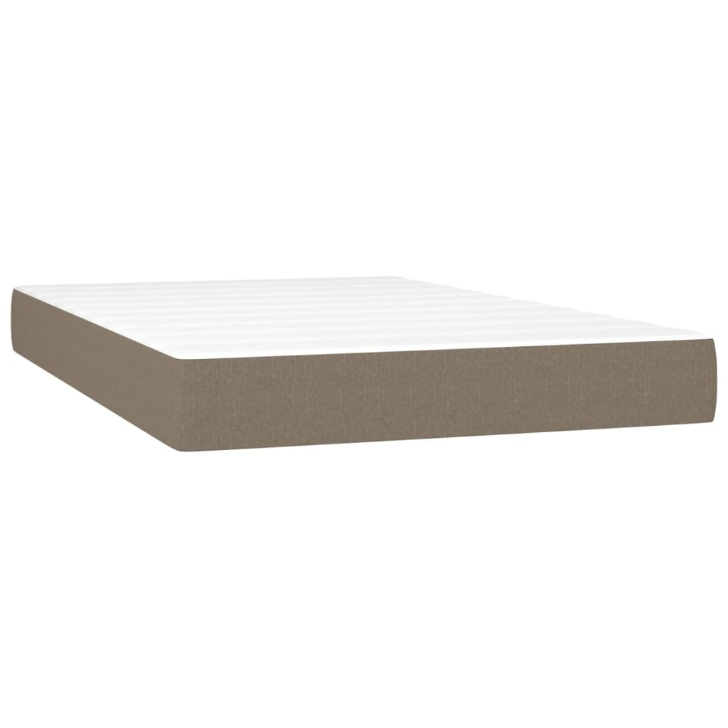 Pocketresårmadrass medium taupe 120x200x20 cm tyg