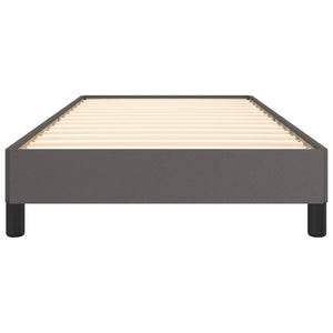 Sängram grå 90x190 cm konstläder