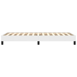 Sängram vit 90x200 cm konstläder