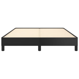 Sängram svart 140x190 cm konstläder