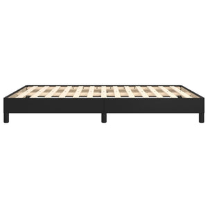 Sängram svart 140x200 cm konstläder