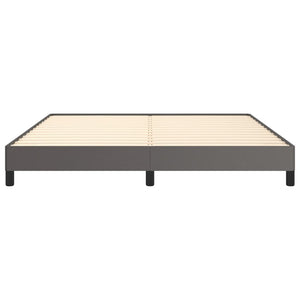 Sängram grå 180x200 cm konstläder