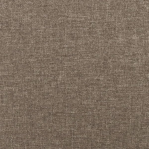 Sängram utan madrass taupe 120x200 cm tyg