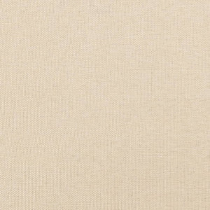 Sängram utan madrass gräddvit 200x200 cm tyg