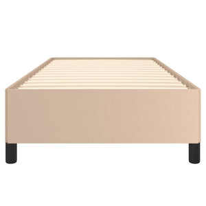 Sängram cappuccino 90x190 cm konstläder