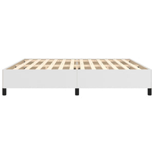 Sängram vit 200x200 cm konstläder