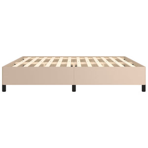 Sängram cappuccino 200x200 cm konstläder