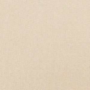 Sängram utan madrass gräddvit 140x200 cm tyg