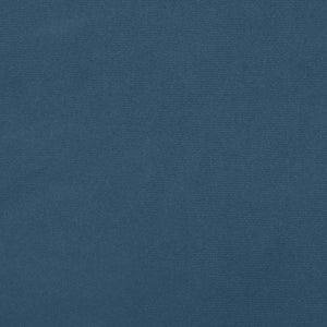 Sängram utan madrass mörkblå 90x190 cm sammet